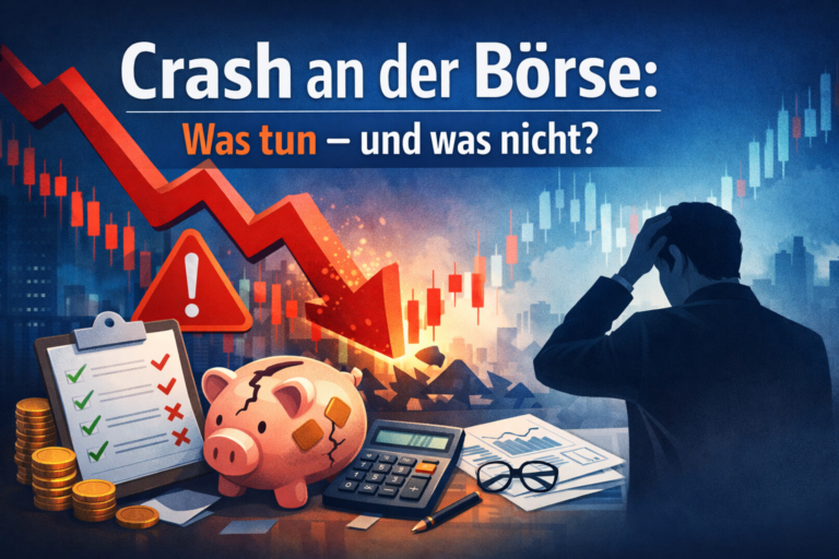 Crash an der Börse: Was tun – und was nicht?